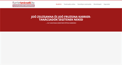 Desktop Screenshot of karriertanacsado.hu